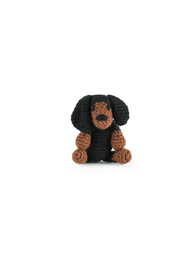 mini dachshund amigurumi crochet pattern